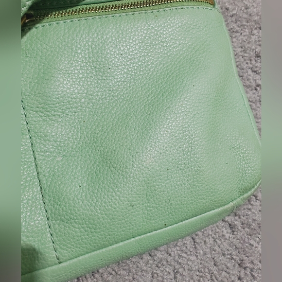 Fossil Green Leather Crossbody Purse - Picture 11 of 16